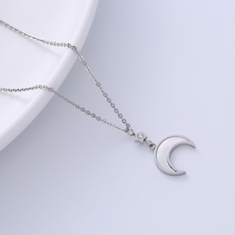 MOON nyaklánc sebészeti acélból